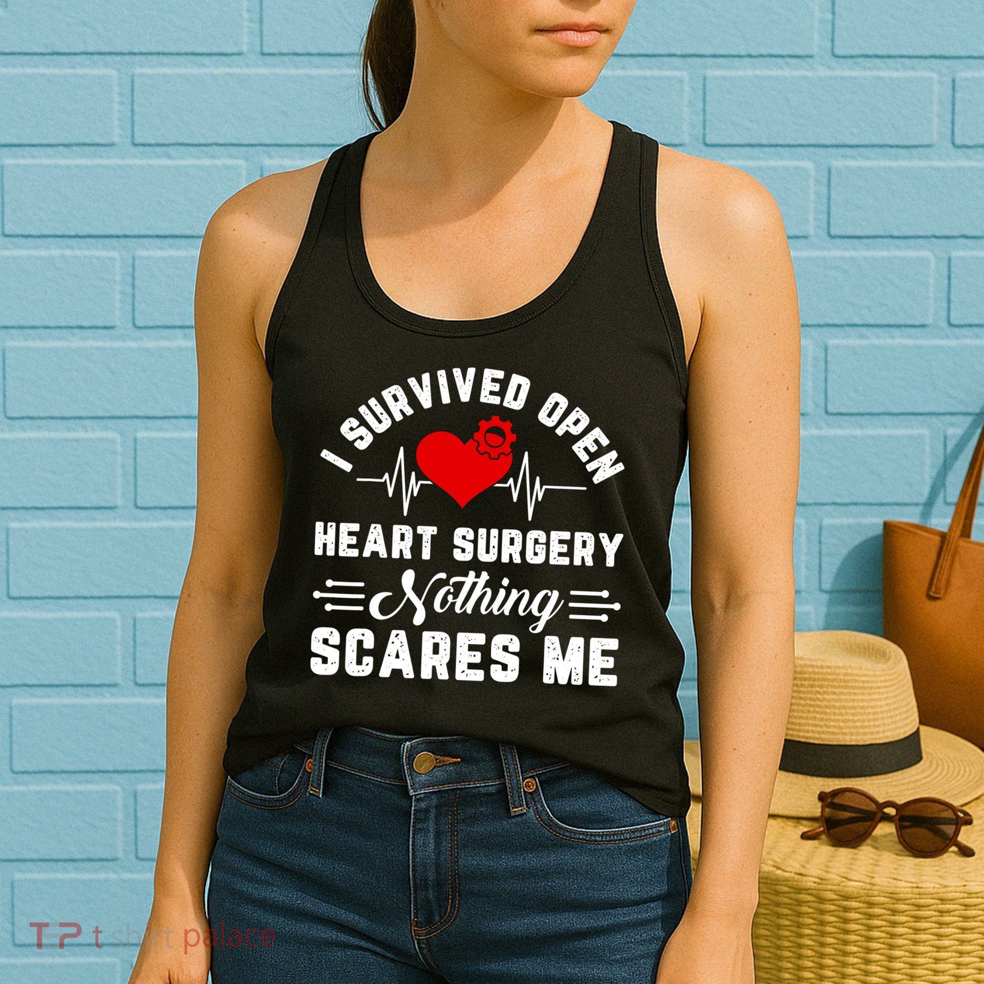 Heart Patient Open Heart Surgery Survivor Women's Tank Top