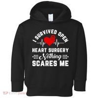 Heart Patient Open Heart Surgery Survivor Toddler Hoodie thumb 0