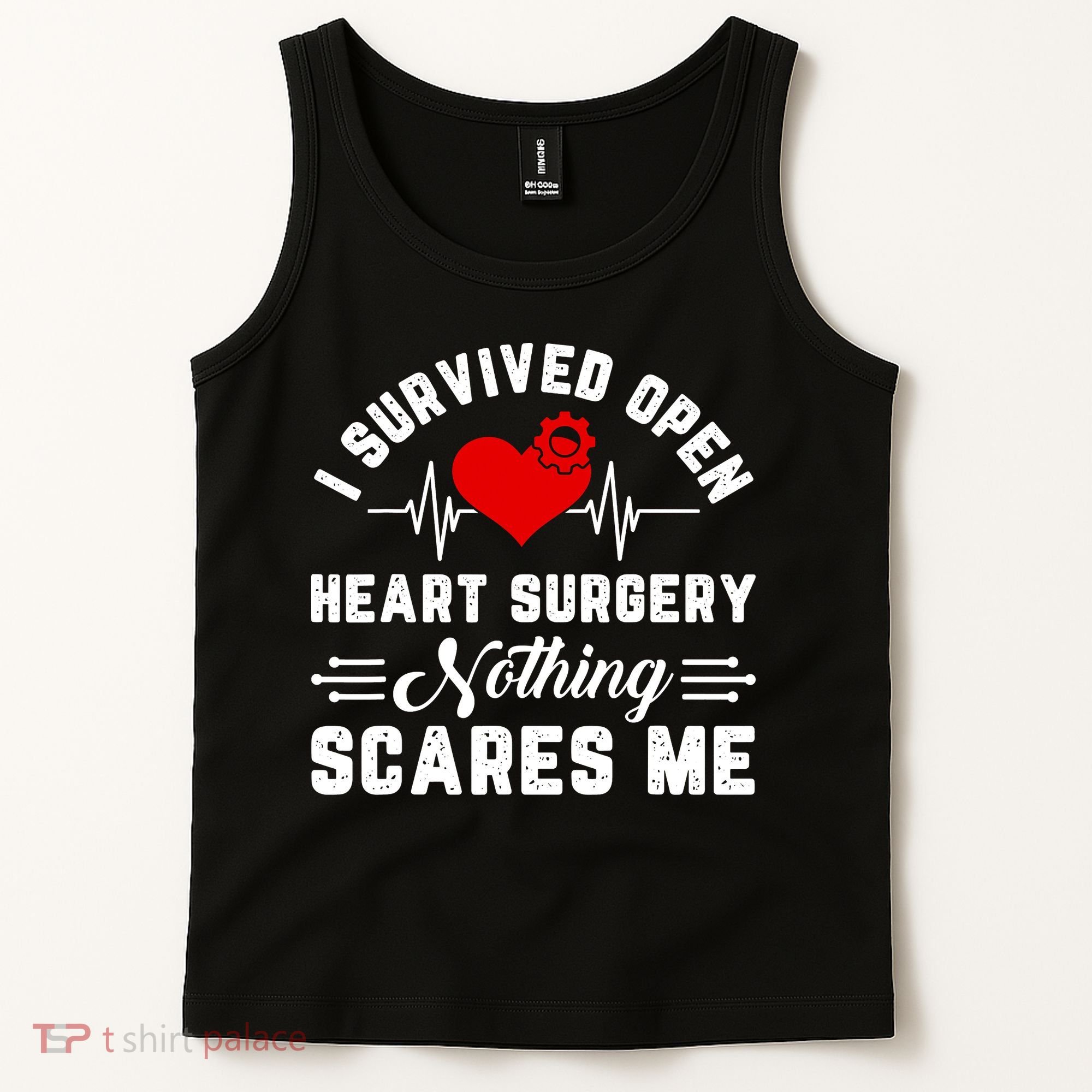 Heart Patient Open Heart Surgery Survivor Tank Top