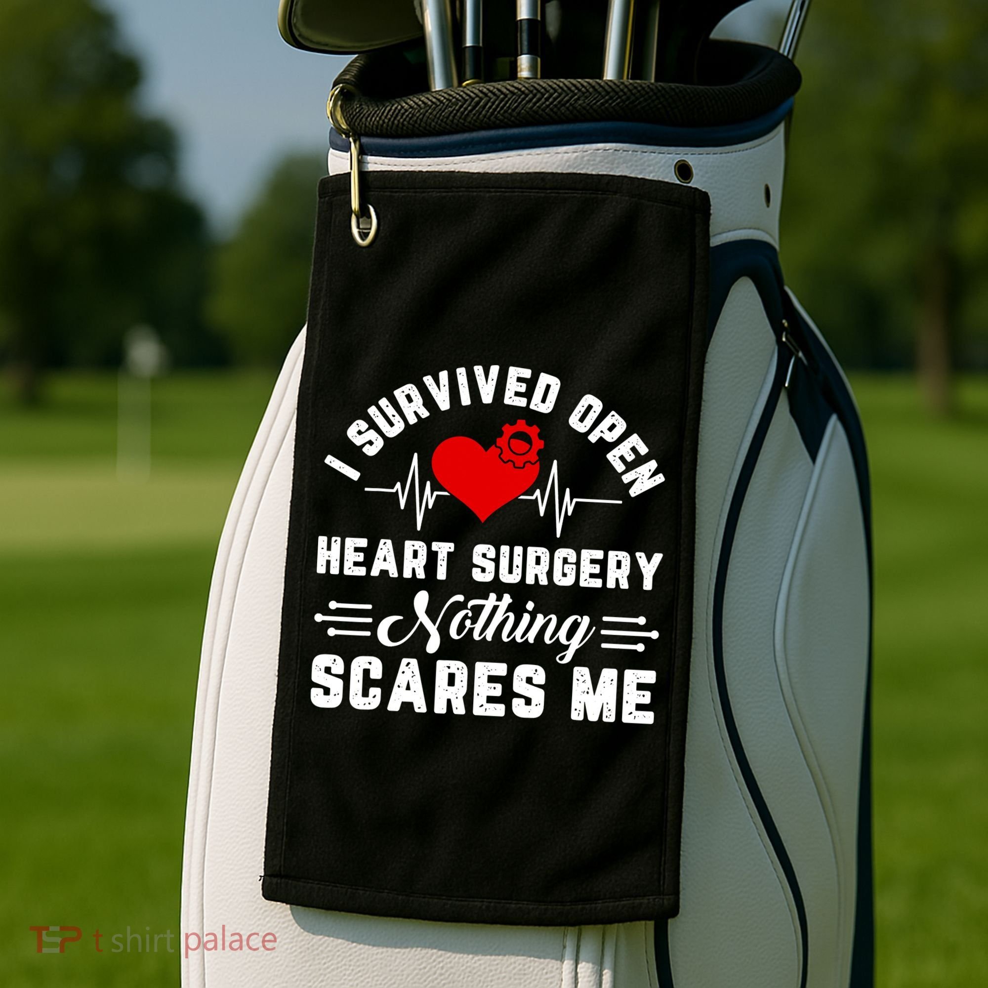 Heart Patient Open Heart Surgery Survivor Golf Towel