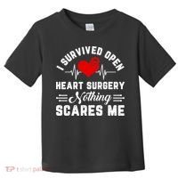 Heart Patient Open Heart Surgery Survivor Toddler T-Shirt thumb 0