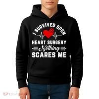 Heart Patient Open Heart Surgery Survivor Kids Hoodie thumb 4