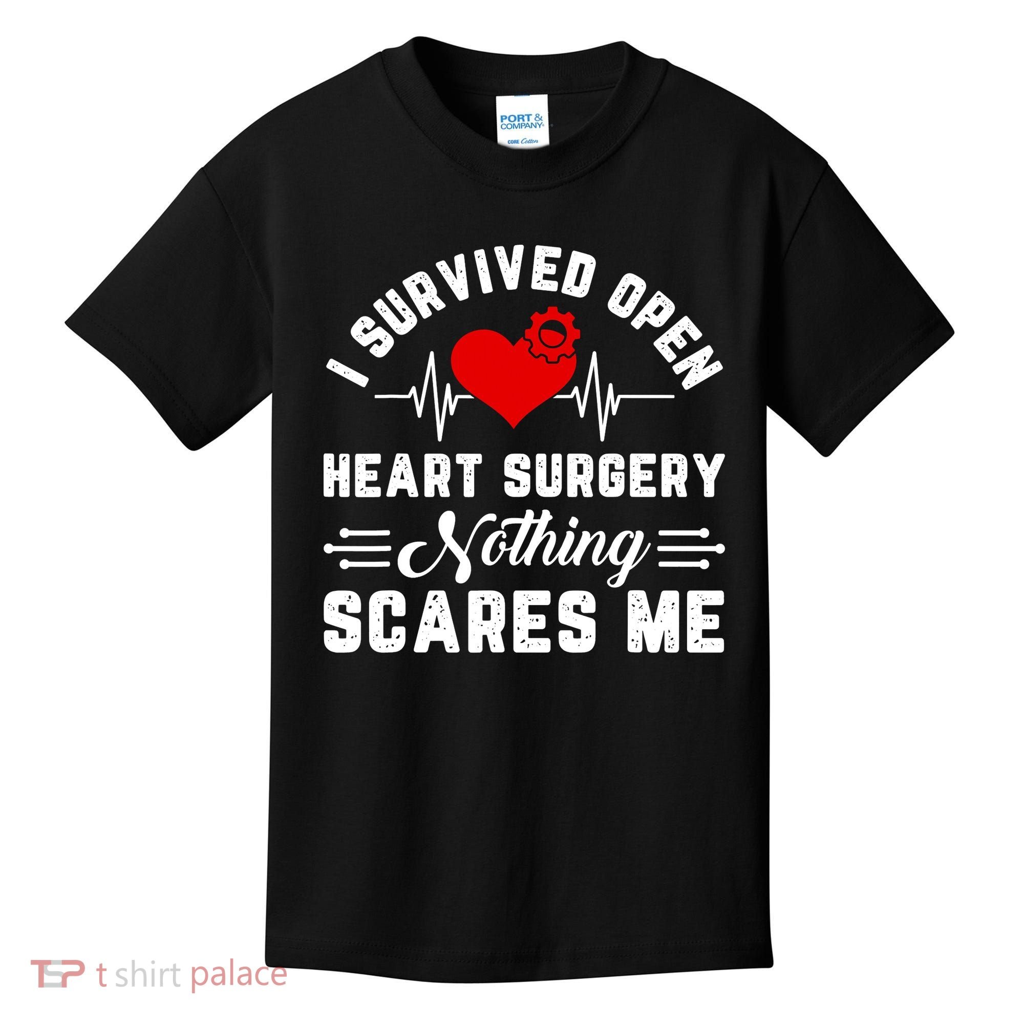 Heart Patient Open Heart Surgery Survivor Kids T-Shirt