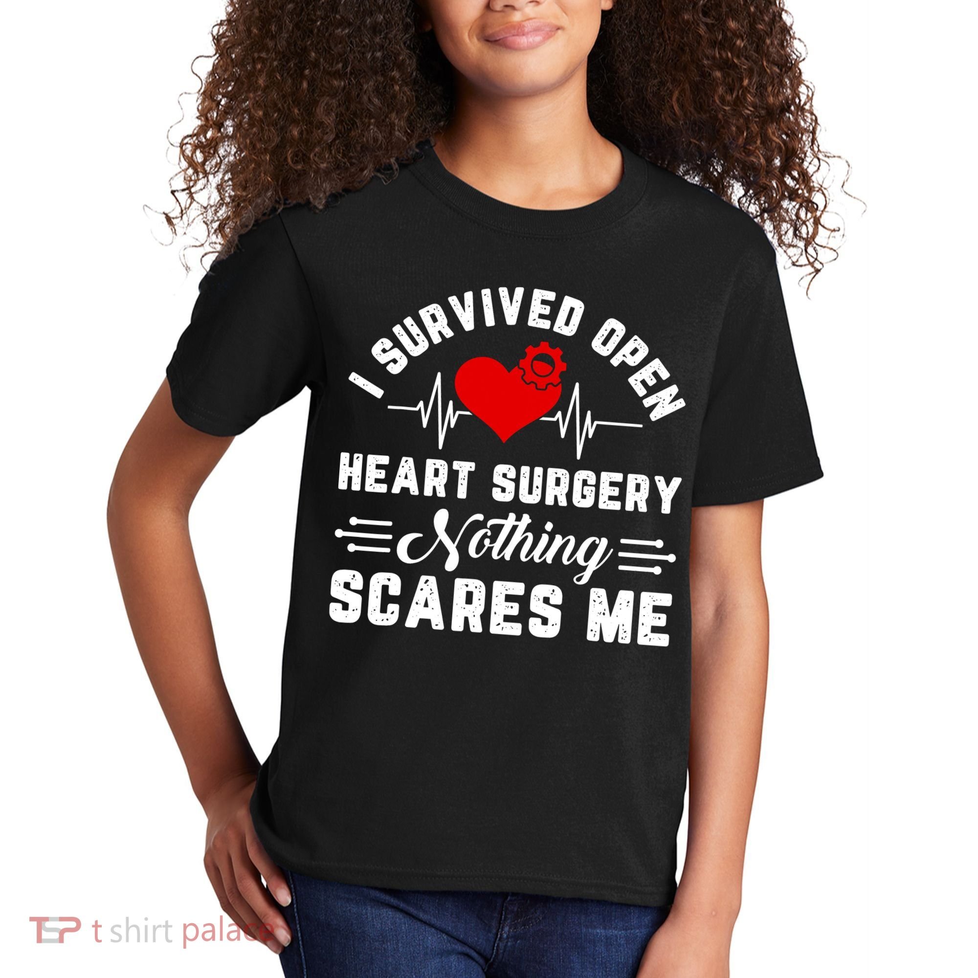 Heart Patient Open Heart Surgery Survivor Kids T-Shirt