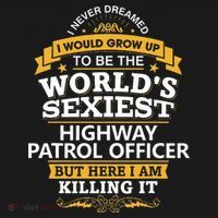 Highway Patrol Officer Gift Idea For Highway Patrol Long Sleeve Shirt thumb 2