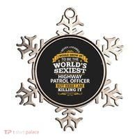Highway Patrol Officer Gift Idea For Highway Patrol Ornament thumb 0