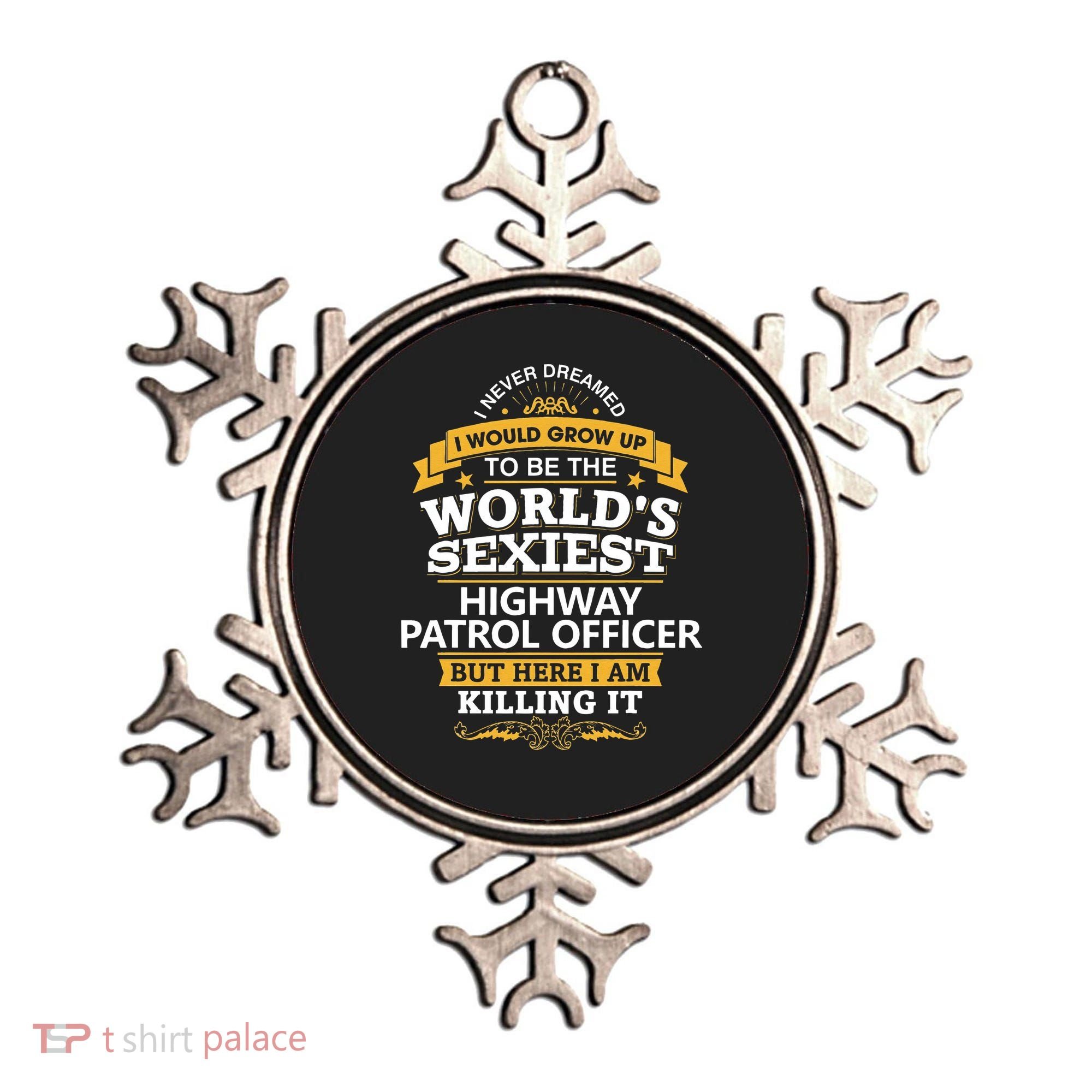 Highway Patrol Officer Gift Idea For Highway Patrol Ornament