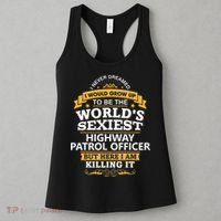 Highway Patrol Officer Gift Idea For Highway Patrol Women's Tank Top thumb 3