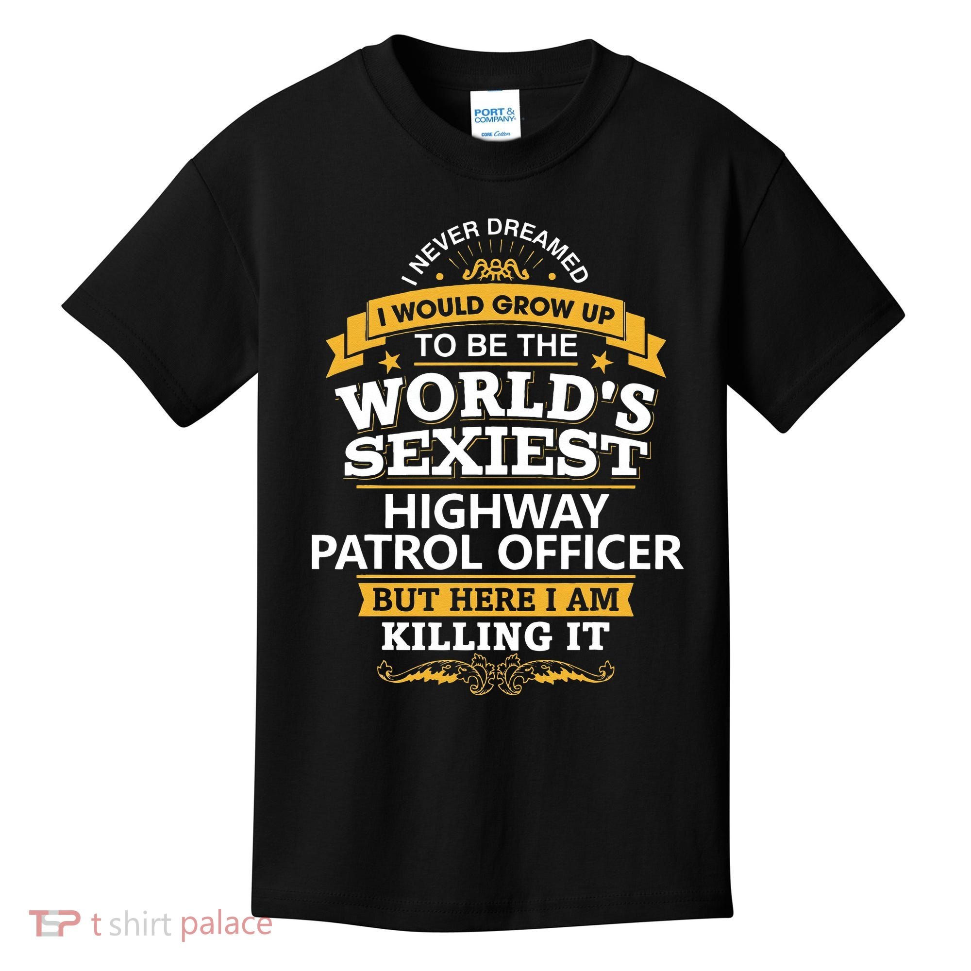 Highway Patrol Officer Gift Idea For Highway Patrol Kids T-Shirt