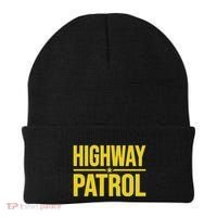 Highway Patrol Police Uniform Law Enforcement Beanie thumb 0