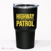 Highway Patrol Police Uniform Law Enforcement Tumbler thumb 0