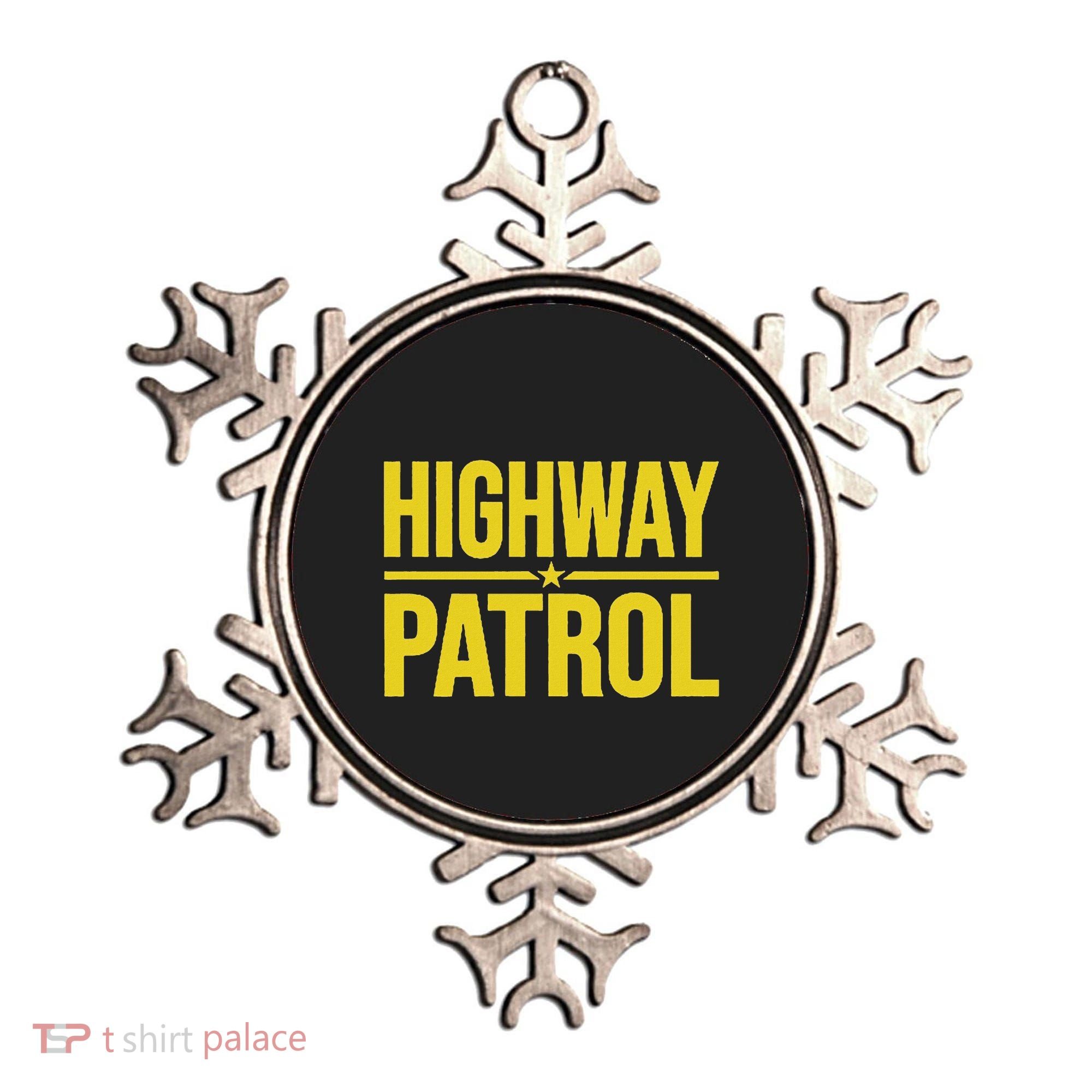 Highway Patrol Police Uniform Law Enforcement Ornament