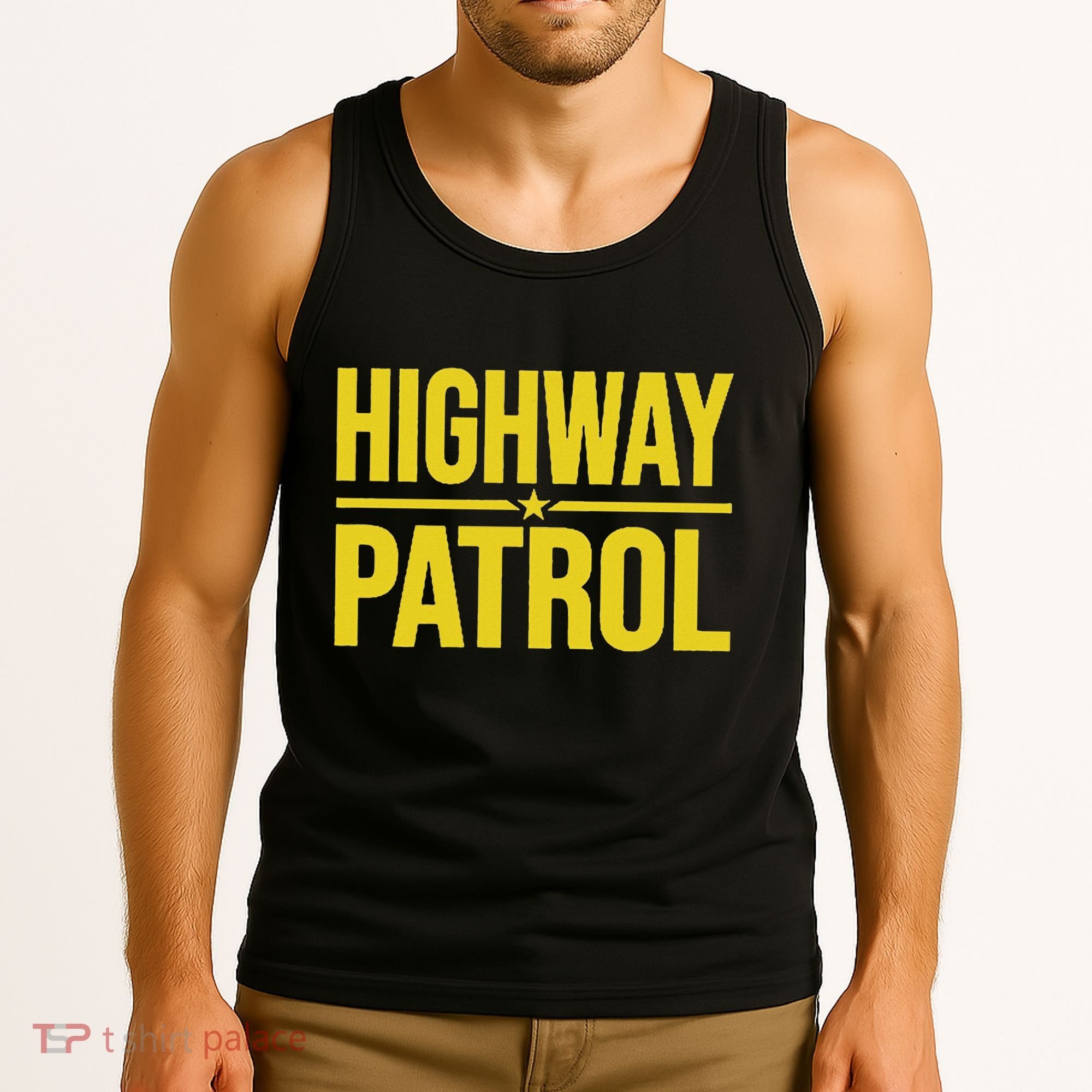 Highway Patrol Police Uniform Law Enforcement Tank Top