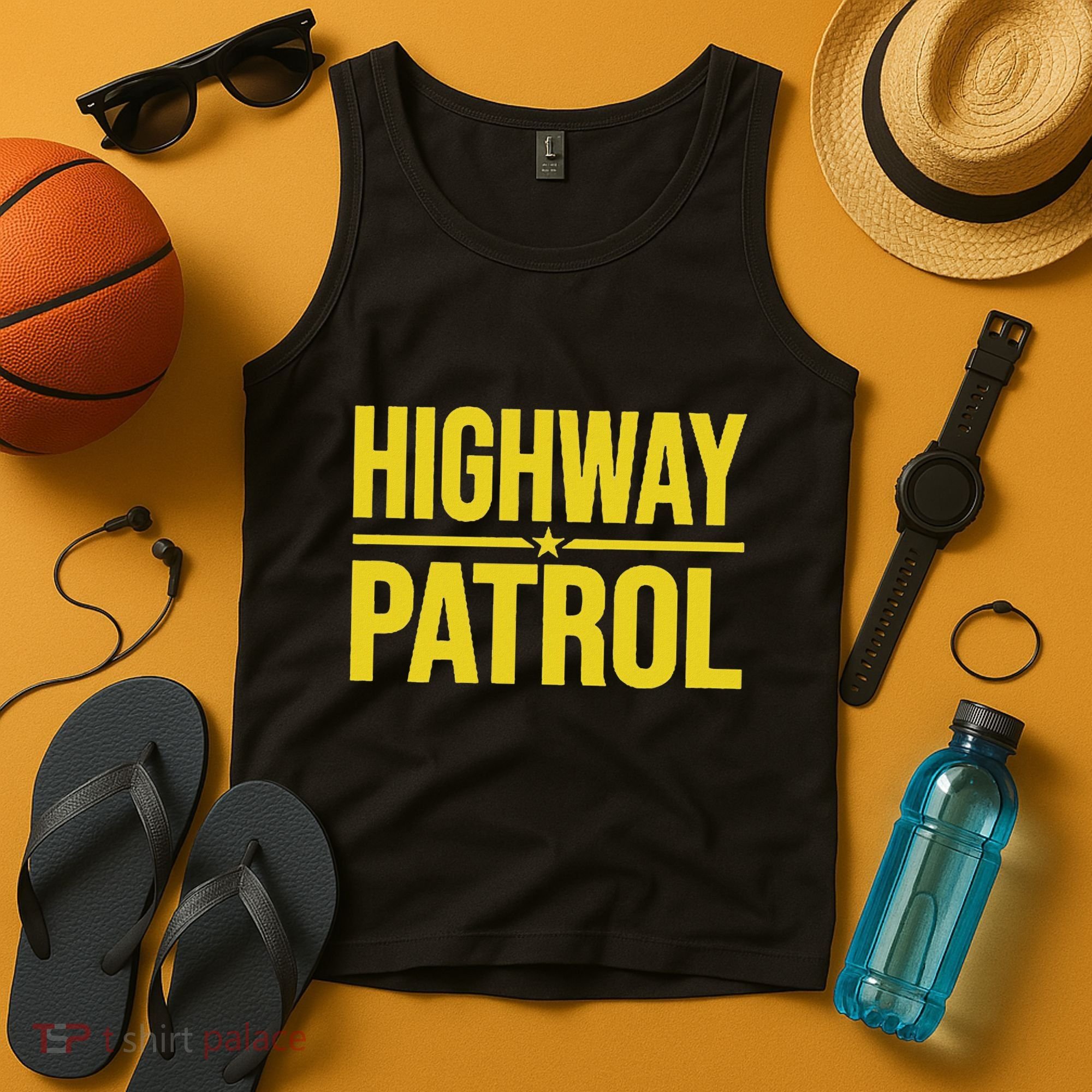 Highway Patrol Police Uniform Law Enforcement Tank Top