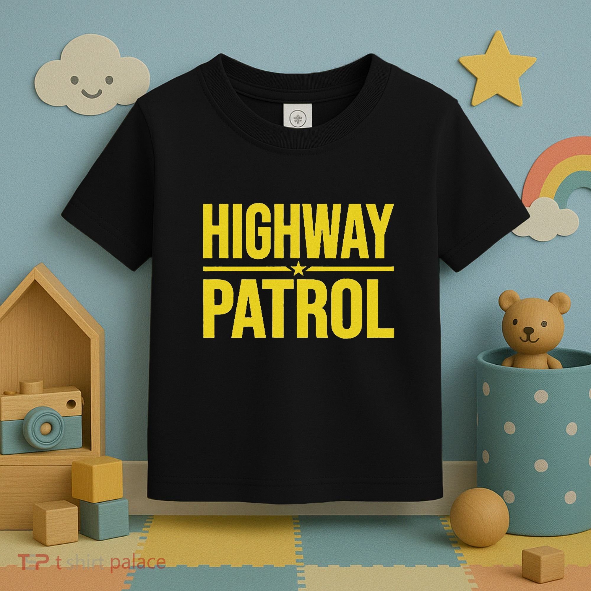 Highway Patrol Police Uniform Law Enforcement Toddler T-Shirt