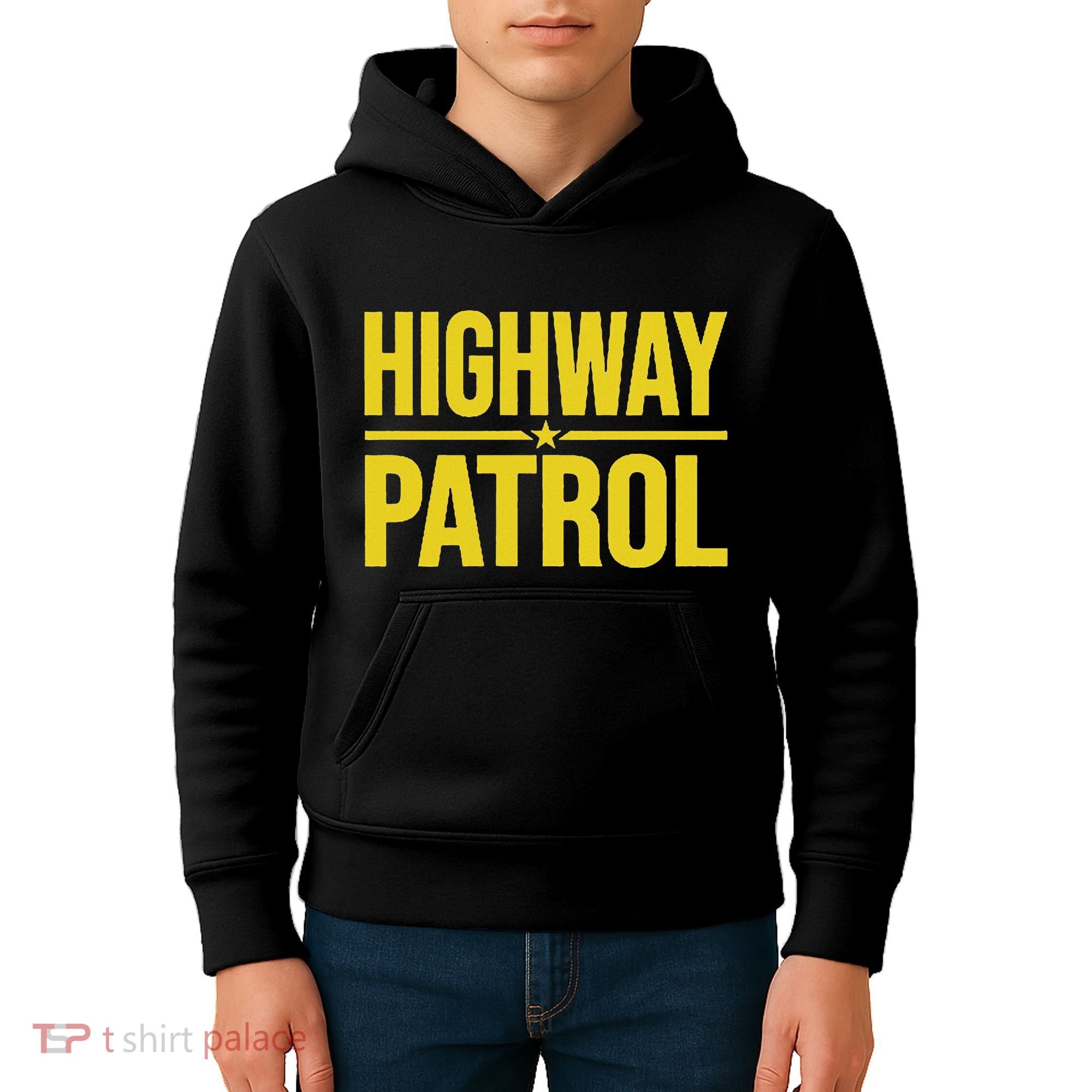 Highway Patrol Police Uniform Law Enforcement Kids Hoodie
