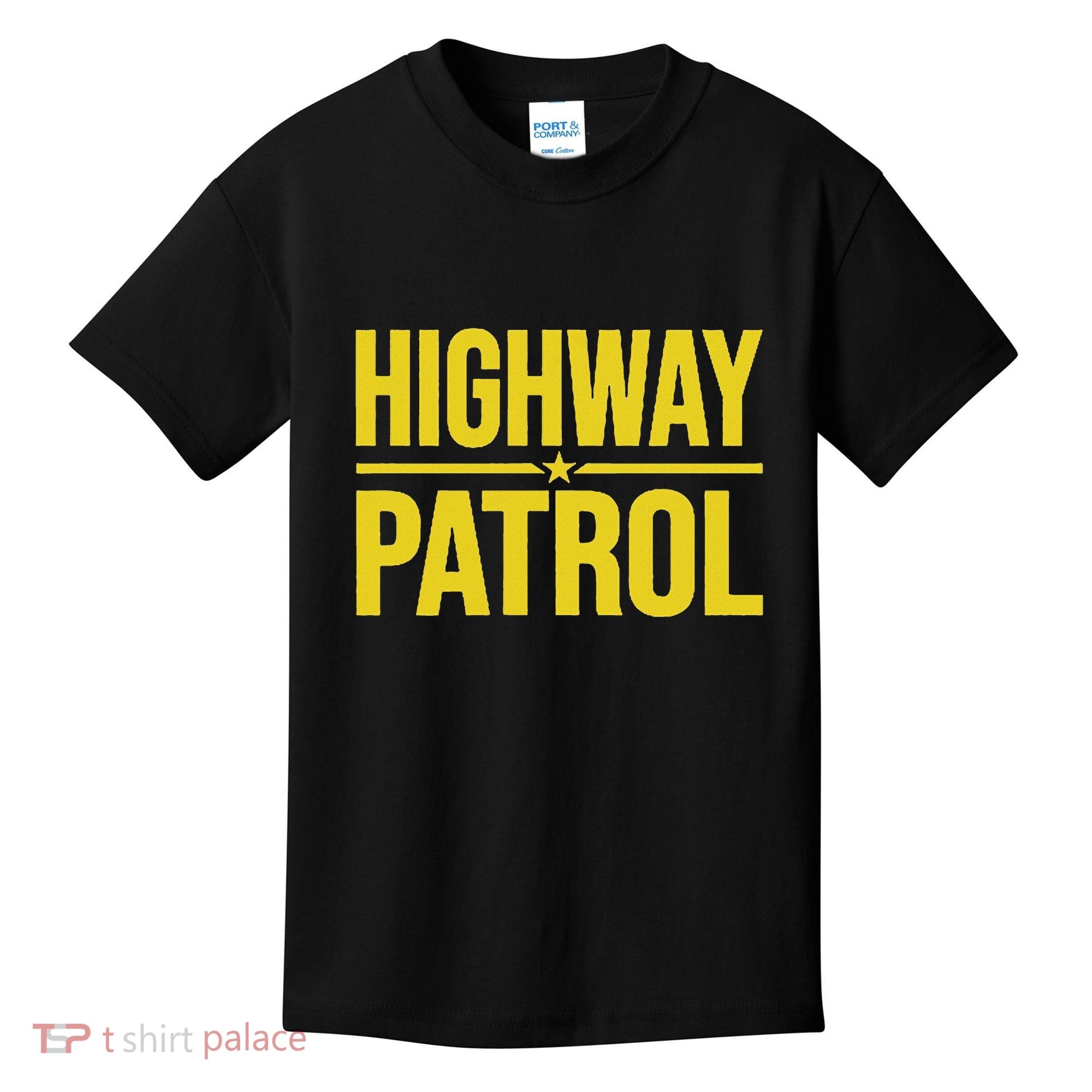 Highway Patrol Police Uniform Law Enforcement Kids T-Shirt