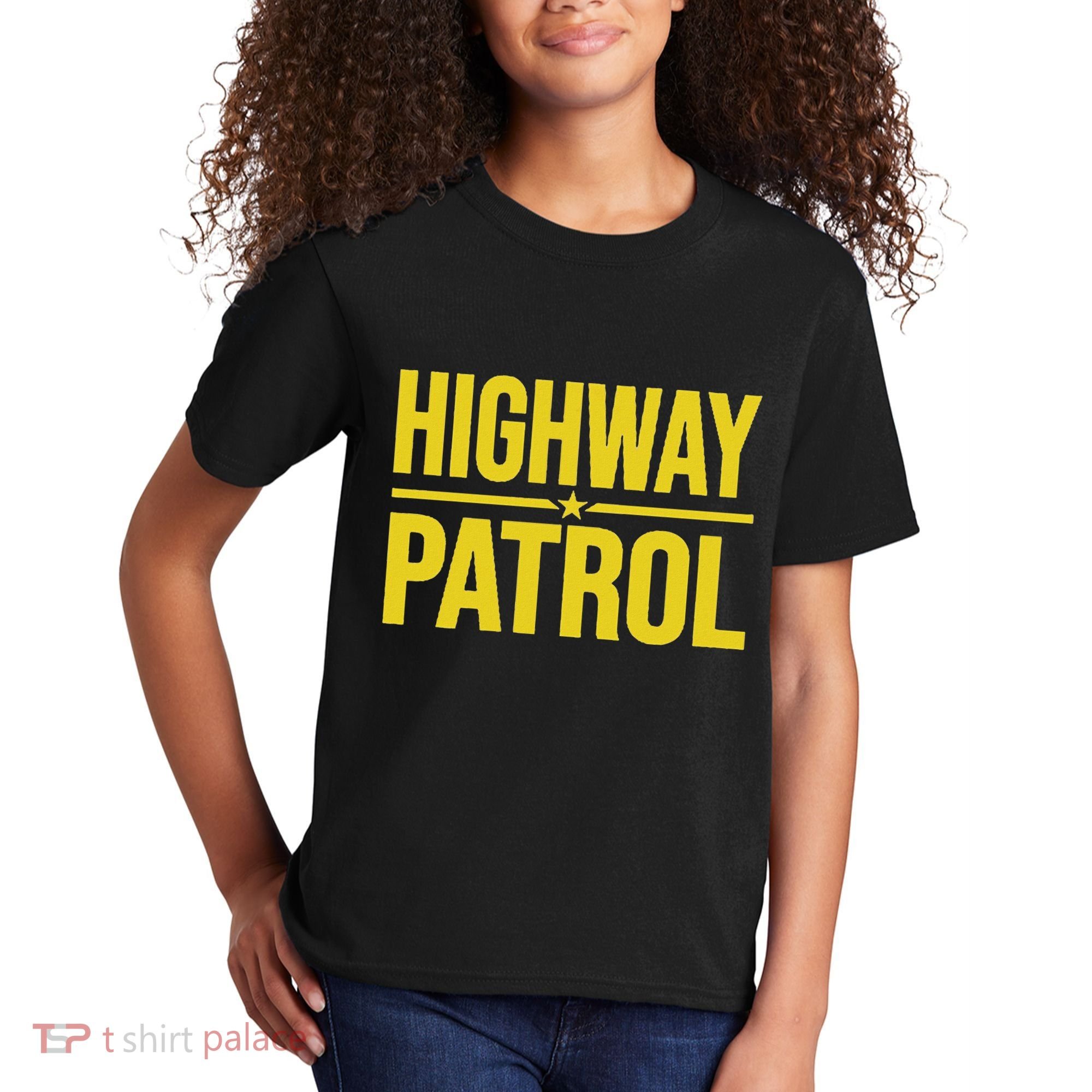 Highway Patrol Police Uniform Law Enforcement Kids T-Shirt