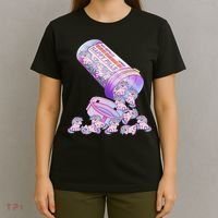 Happy Pills Pastel Goth Kawaii Yami Unicorn Otaku  T-Shirt thumb 4