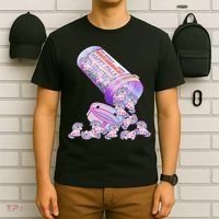 Happy Pills Pastel Goth Kawaii Yami Unicorn Otaku  T-Shirt thumb 6