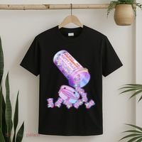 Happy Pills Pastel Goth Kawaii Yami Teddy Bear Otaku Women T-Shirt thumb 2