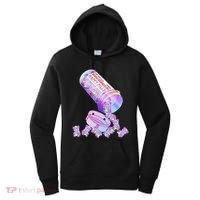 Happy Pills Pastel Goth Kawaii Yami Teddy Bear Otaku Women Women's Hoodie thumb 0