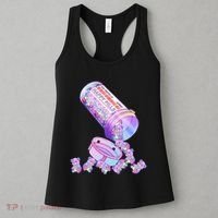 Happy Pills Pastel Goth Kawaii Yami Teddy Bear Otaku Women Women's Tank Top thumb 3
