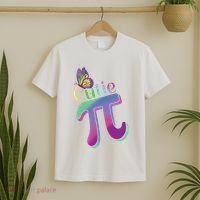 Heartbeat Pulse Pi Math Day Mathematics Happy Pi Day Cool Gift T-Shirt thumb 2