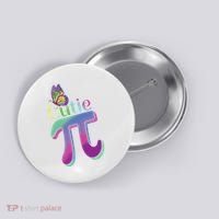 Heartbeat Pulse Pi Math Day Mathematics Happy Pi Day Cool Gift Button thumb 0