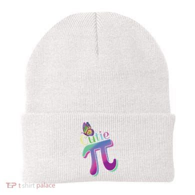 Heartbeat Pulse Pi Math Day Mathematics Happy Pi Day Cool Gift Beanie