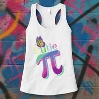Heartbeat Pulse Pi Math Day Mathematics Happy Pi Day Cool Gift Women's Tank Top thumb 3