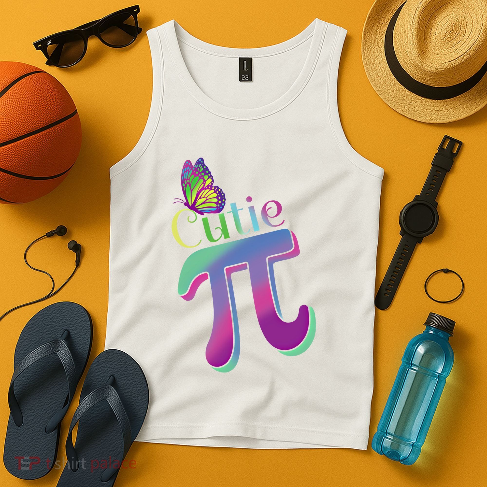 Heartbeat Pulse Pi Math Day Mathematics Happy Pi Day Cool Gift Tank Top