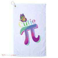 Heartbeat Pulse Pi Math Day Mathematics Happy Pi Day Cool Gift Golf Towel thumb 0
