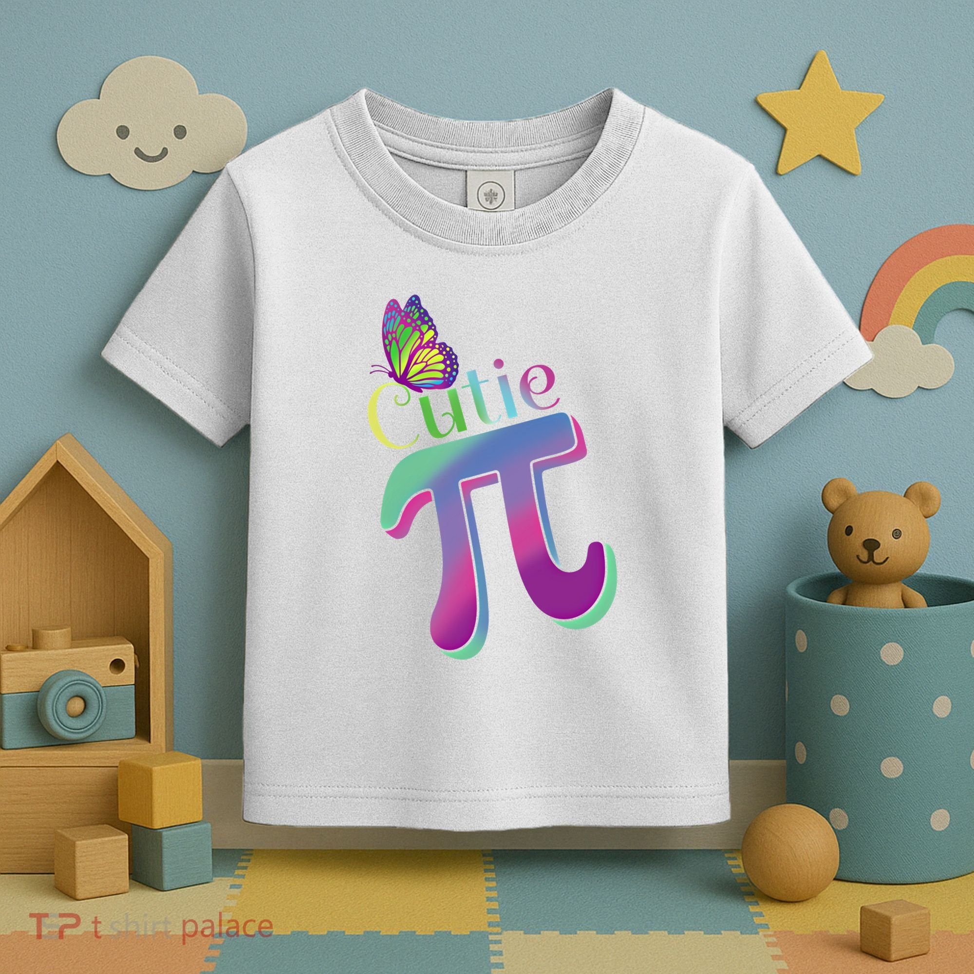 Heartbeat Pulse Pi Math Day Mathematics Happy Pi Day Cool Gift Toddler T-Shirt