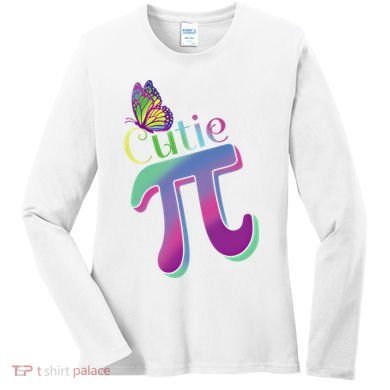 Heartbeat Pulse Pi Math Day Mathematics Happy Pi Day Cool Gift Women's Long Sleeve Shirt