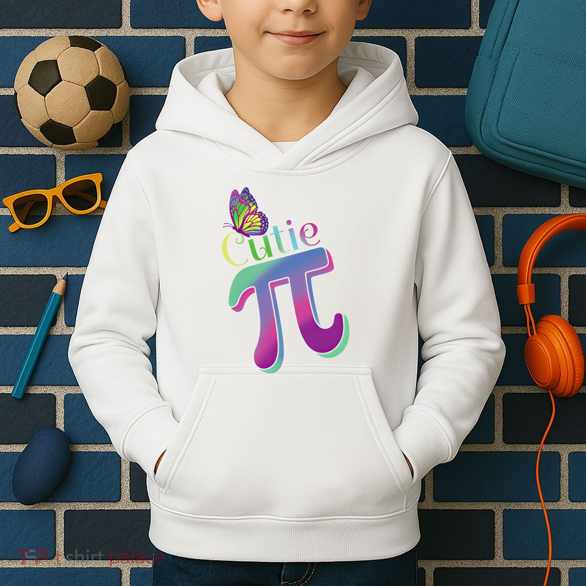 Heartbeat Pulse Pi Math Day Mathematics Happy Pi Day Cool Gift Kids Hoodie