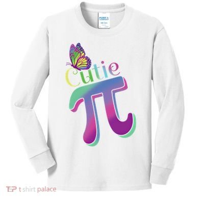 Heartbeat Pulse Pi Math Day Mathematics Happy Pi Day Cool Gift Kids Long Sleeve Shirt