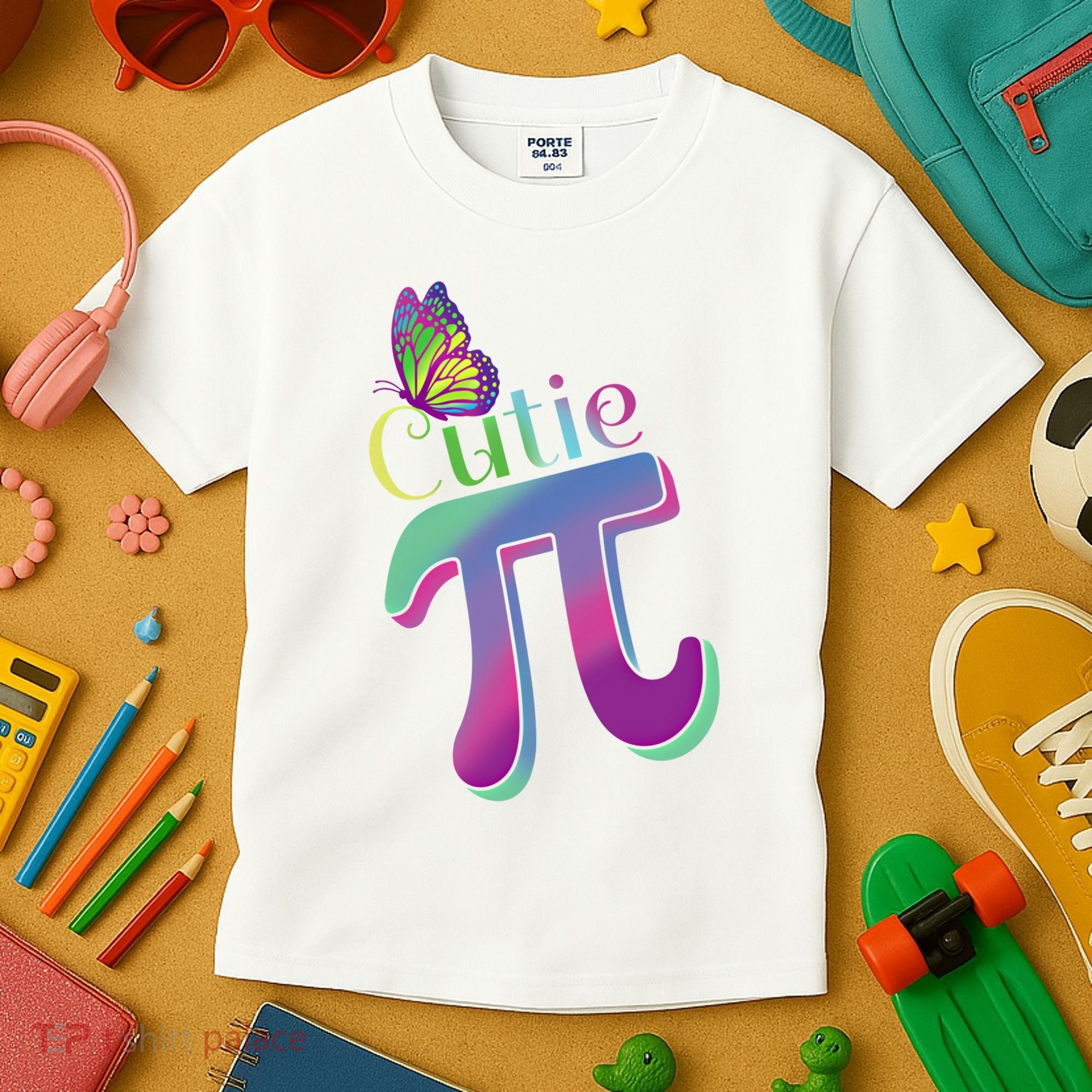 Heartbeat Pulse Pi Math Day Mathematics Happy Pi Day Cool Gift Kids T-Shirt