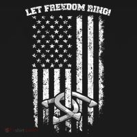 Horseshoes Pitching Patriotic Distressed American Flag Gift Backpack thumb 2