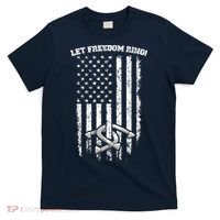 Horseshoes Pitching Patriotic Distressed American Flag Gift T-Shirt thumb 0