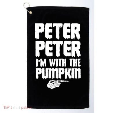 Halloween Peter Peter IM With The Pumpkin Golf Towel