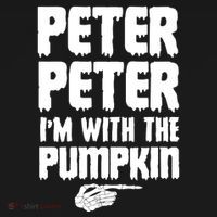 Halloween Peter Peter IM With The Pumpkin Women's Long Sleeve Shirt thumb 2