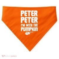 Halloween Peter Peter IM With The Pumpkin USA-Made Doggie Bandana thumb 0