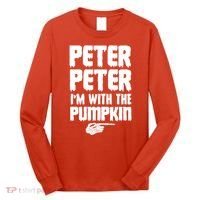 Halloween Peter Peter IM With The Pumpkin Long Sleeve Shirt thumb 0