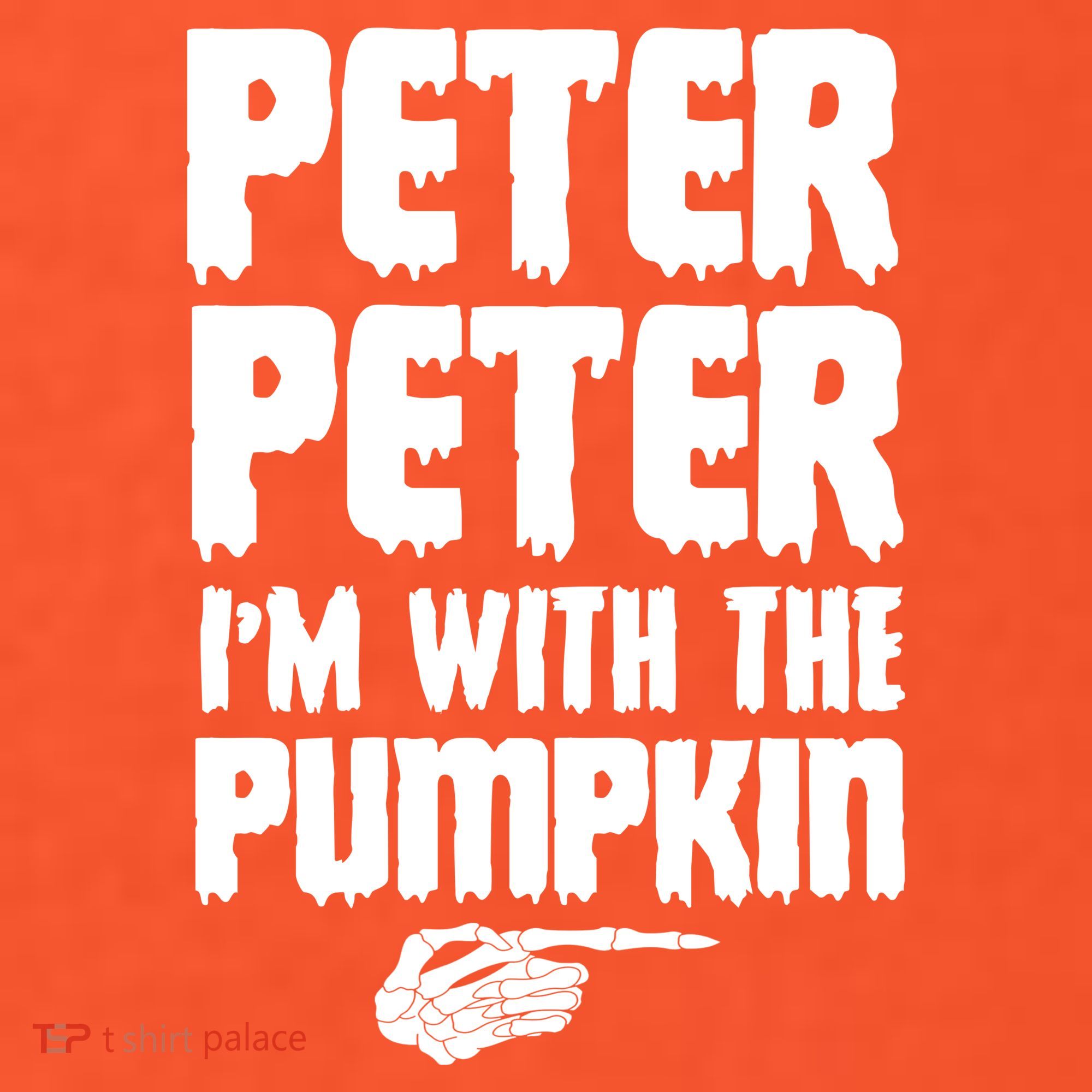 Halloween Peter Peter IM With The Pumpkin Button