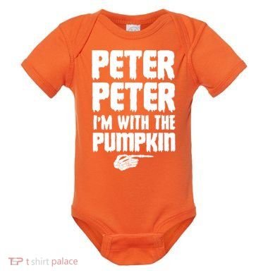 Halloween Peter Peter IM With The Pumpkin Baby Bodysuit