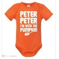 Halloween Peter Peter IM With The Pumpkin Baby Bodysuit thumb 0