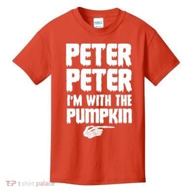 Halloween Peter Peter IM With The Pumpkin Kids T-Shirt