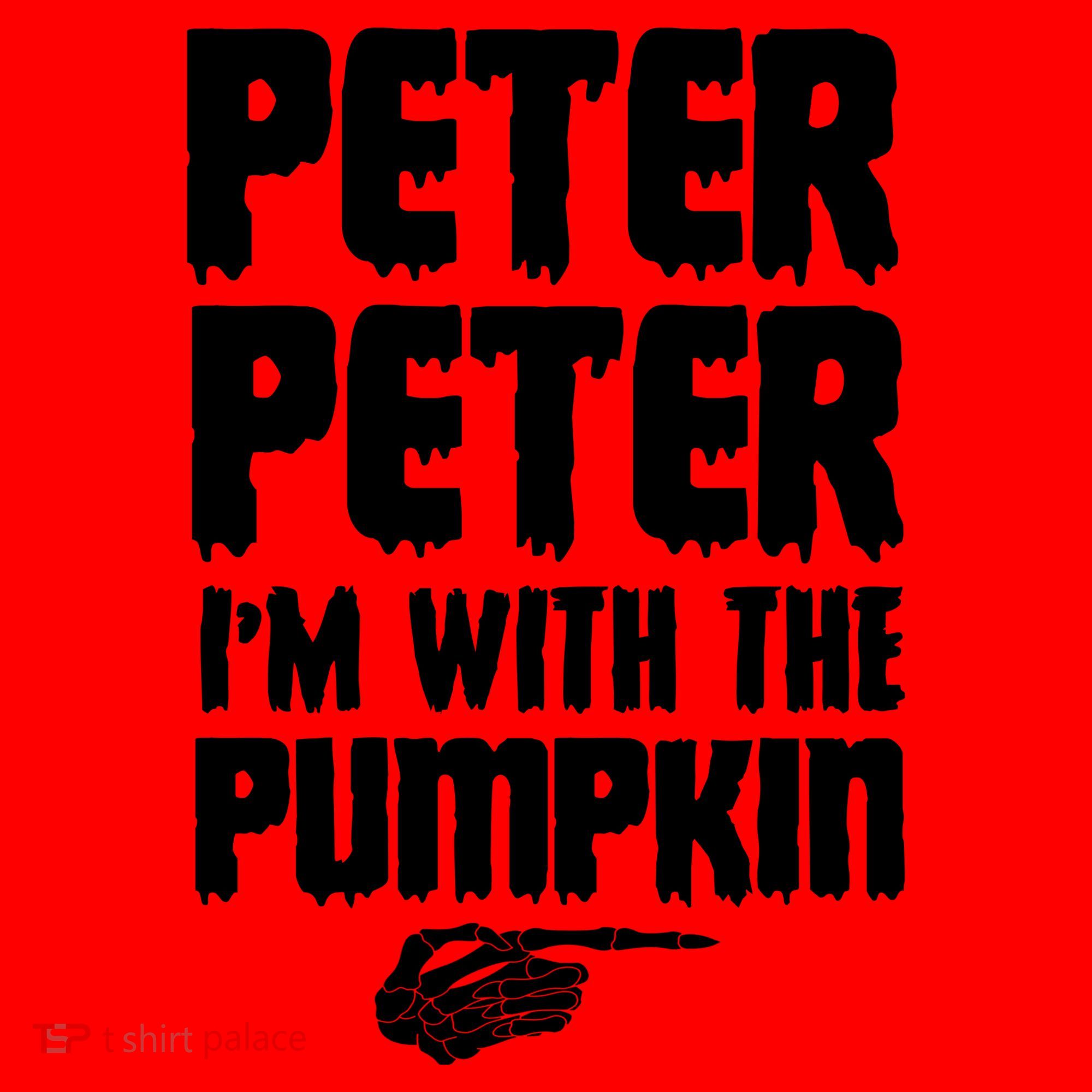Halloween Peter Peter IM With The Pumpkin Santa Hat