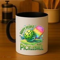 Happy People Play Pickleball Coffee Mug thumb 4